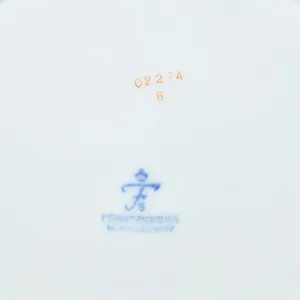 Коллекционная Чайная тройка «РОЗА», фарфор FURSTENBERG Германия, середина ХХ века.