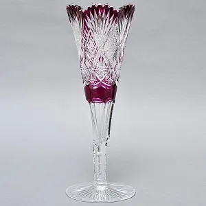 Редкость! Коллекционная Хрустальная Ваза - Бокал VAL SAINT LAMBERT Бельгия, середина ХХ века. 