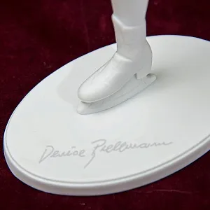 Редкая! Авторская Статуэтка «Фигуристка - Денизе Бильман», фарфор Kaiser, Германия -1979 год.