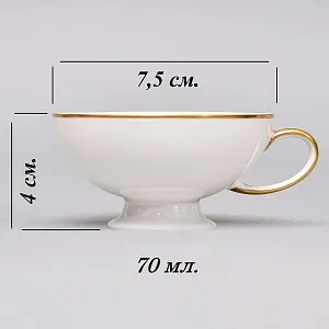 Коллекционная Фарфоровая Кофейная Пара «ИРИСЫ», ROSENTHAL Германия, начало ХХ века.