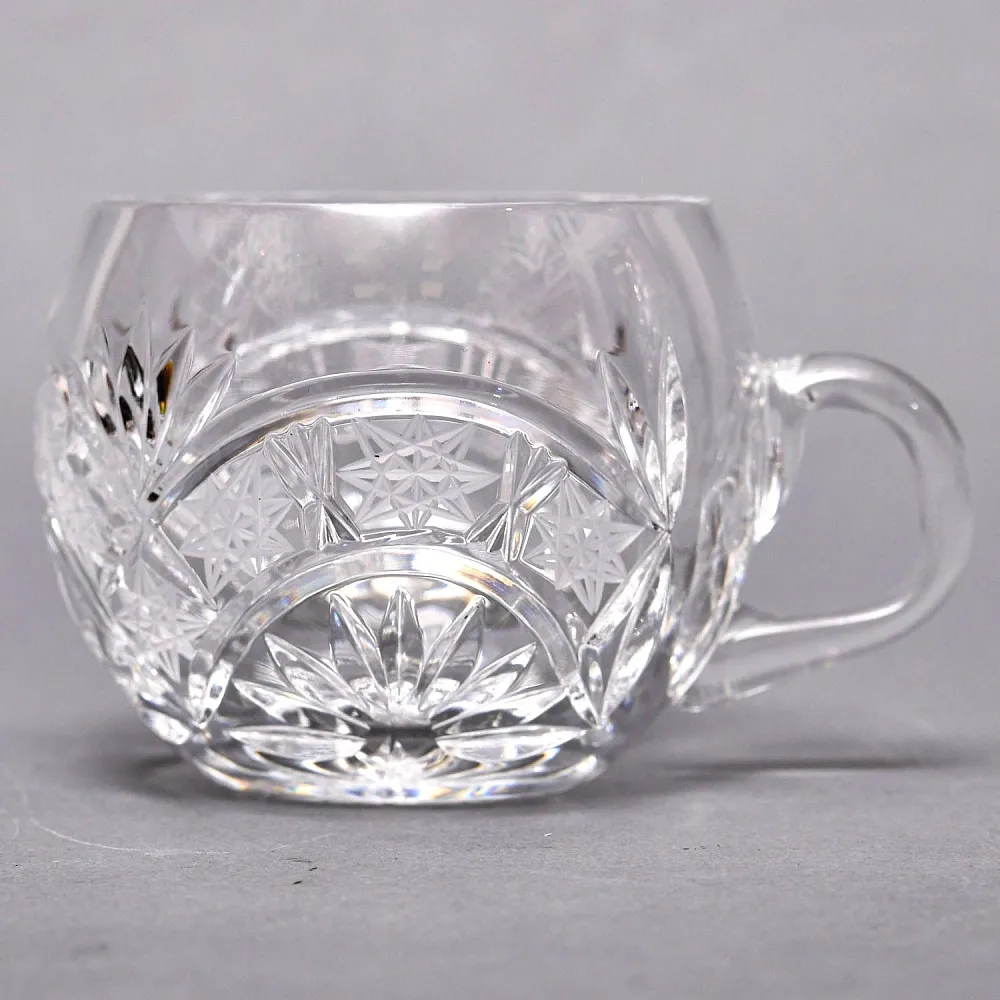 Винтажный Набор Хрустальных Чашек - Кружек Trischler Winterhalder Германия 70-е гг. 