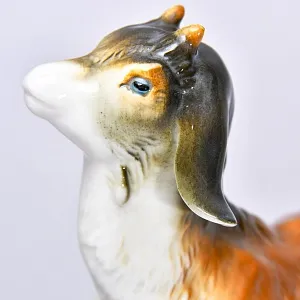 Коллекционная Фарфоровая статуэтка «Козленок», Karl Ens Германия, первая половина ХХ века.