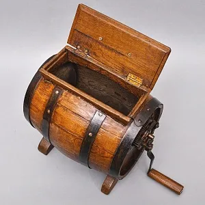 Старинная Антикварная Деревянная Маслобойка, Франция начало ХХ века.