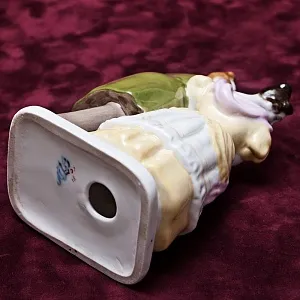 Авторская Фарфоровая статуэтка «Гоголевские персонажи. Маниловы», ЛФЗ СССР, 50-60 гг. 