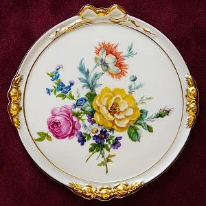 Картина - Панно - Фарфоровая Плакетка  «Летние Цветы», KAISER Германия -1979 год..