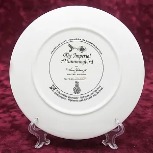Коллекционная Тарелка «Имперcкий Колибри» Фарфор ROYAL DOULTON Англия - 80 гг.