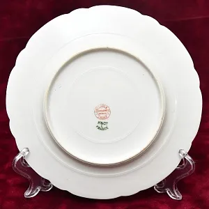 Винтажная Чайно-Кофейная пара + Тарелка (тройка), Фарфор Limoges Франция, 1876 - 1896 годы. 