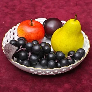 Сервировочная Тарелка - Блюдо - Сухарница «ТЮЛЬПАН», Фарфор MEISSEN Германия.