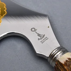 «Охота» - Настоящий Разделочный Топорик в деревянной коробке, Германия, Wickuler Solingen, 80 -е гг.