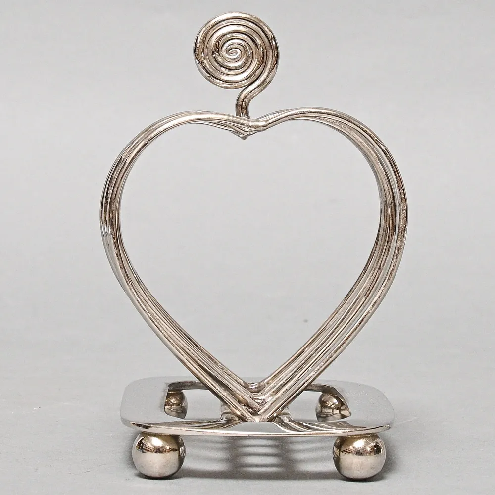Винтажная Металлическая Подставка для Тостов «СЕРДЦЕ», Silverplate, SHEFFIELD Англия. 