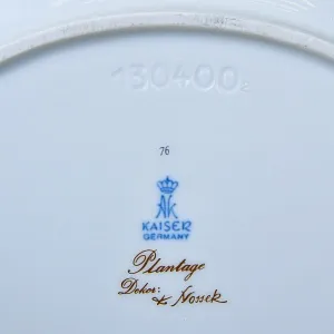 Сервировочное Блюдо из коллекции «Plantage» Фарфор KAISER Германия -1979 год.