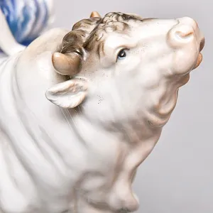 Коллекционная Фарфоровая статуэтка «ПОХИЩЕНИЕ ЕВРОПЫ», Karl Ens Германия, первая половина ХХ века. 