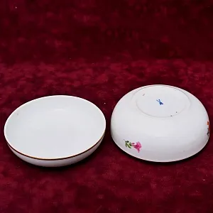 Большая Фарфоровая Шкатулка - Бонбоньерка «ЦВЕТЫ», MEISSEN / МЕЙСЕН Германия.