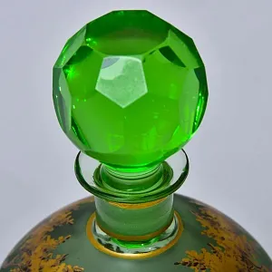 Парфюмерный набор из 3-х предметов «Влюбленная пара. Свидание», Хрусталь Johann Oertel & Co. Богемия.