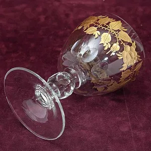 Антикварный Коллекционный Кубок - Бокал  - Ваза, Хрусталь JOSEPHINENHUTTE, Германия.