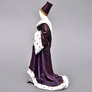 Антикварная статуэтка «Средневековая дама с книгой», Фарфор Dressel & Kister Passau Германия, 1907 - 1922 гг.