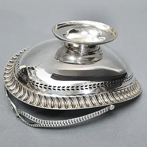 Винтажная Сухарница - Фруктовница, Металл Silverplate, Sheffield Англия, 60-е гг.
