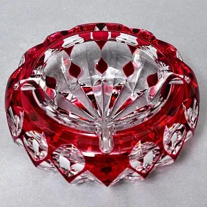 Классическая Хрустальная Пепельница, VAL SAINT LAMBERT Бельгия 60 гг.