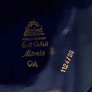 Кобальтовая Винтажная Ваза коллекция «Monic» Lindner Бавария, Германия 60 -е гг.