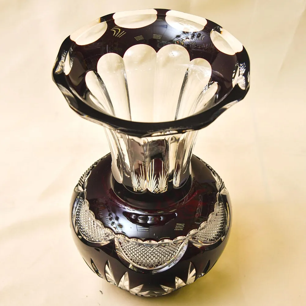 Коллекционная Хрустальная Ваза для Цветов WMF Crystal Cabinet Германия Н-25,5 см., конец 60-х гг.