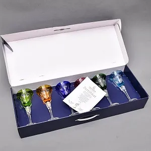 Редкость! Набор Хрустальных Бокалов для вина серия «Quelle», Limited Edition NACHTMANN Германия, конец ХХ века.