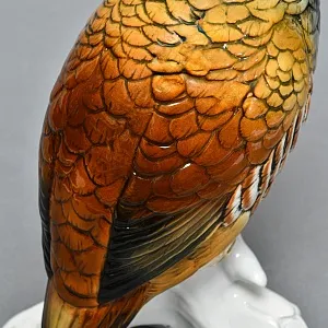 Большая Коллекционная Фарфоровая Статуэтка «Птица - Серая Куропатка», Karl Ens Германия -50 гг.