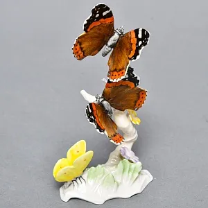 Коллекционная Фарфоровая статуэтка «Бабочки», Hutschenreuther Германия, первая половина ХХ века. 