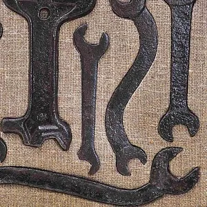 Коллекционное Панно - Картина «Старинные Антикварные Инструменты», Россия XIX век.