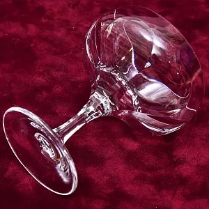 Набор Хрустальных Фужеров для Шампанского или Креманки серия «ANTIKA» - 5 штук, NACHTMANN Германия 70 гг.