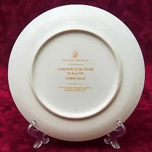 Коллекционная Тарелка «Глухарь» Фарфор Лимож Limoges Франция 1979 год.