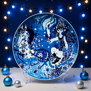 Коллекционная Тарелка - Блюдо «РОЖДЕСТВО 1979» Фарфор, MEISSEN / МЕЙСЕН Германия..