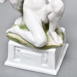 Большая Антикварная Фарфоровая статуэтка «EROS», ROSENTHAL Германия, 1907 - 1911 годы. 