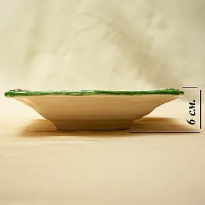 Фаянсовое Сервировочное Блюдо - Судок для подачи Спаржи, Франции начало ХХ века.