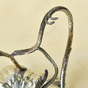 Винтажная Хрустальная Емкость - Банка с крышкой, Walker&Hall. Англия, SHEFFIELD.