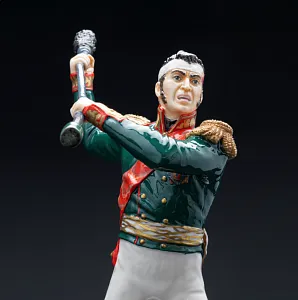 Коллекционная Авторская Статуэтка «Генералы Отечественной Войны 1812 года - Костенецкий В.Г.», фарфор, Россия. 