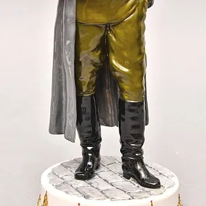 Коллекционная Авторская Статуэтка «Председатель ВЧК СССР - Дзержинский Ф.Э.», фарфор, Россия. 