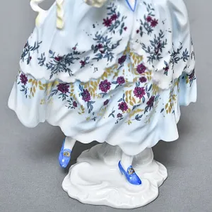 Коллекционная Фарфоровая статуэтка «Танцующая девушка», ROSENTHAL Германия, 1974 - 1982 годы. 