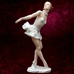 Большая Авторская Фарфоровая Статуэтка «БАЛЕРИНА» ROSENTHAL Германия -1954 год.