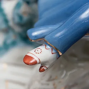 Фарфоровая Статуэтка «Лыжник - Пионер», ДФЗ Вербилки, СССР - 1954 год.