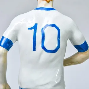 Большая Коллекционная Авторская Статуэтка «Футболист ДИНАМО», фарфор, Россия -1993 год.