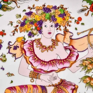 Коллекционная Тарелка - Настенное Блюдо «Времена года. Осень», Фарфор Hutschenreuther Германия - 1978 год. 