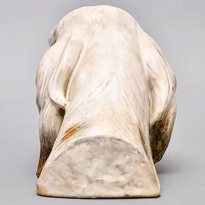 Коллекционная Фарфоровая статуэтка - Бюст «Голова собаки. Сеттер» серия Грес, Lladro Испания.