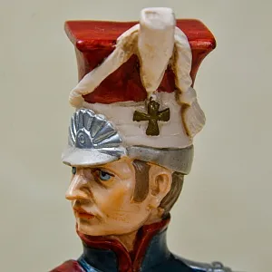 Коллекционная Фарфоровая статуэтка «Офицер» из серии «Армия Наполеона», Capodimonte Италия.