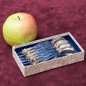 «Хильдесхаймская роза» - Сервировочный Набор Десертных Ложечек Silverplate, Германия 60-е годы.