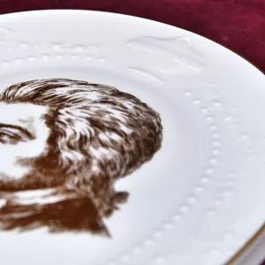 Фарфоровое Панно - Плакетка «МОЦАРТ», MEISSEN Германия - 1978 год.