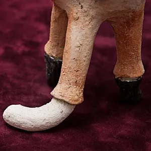 Авторская Коллекционная Керамическая Статуэтка «Кот Мечтатель», Шамотная Глина, Россия.