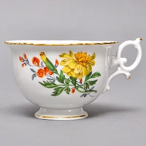 Фарфоровый Чайный Сервиз на 6-ть персон «Мейсенский букет», MEISSEN Германия, 1924 - 1934 годы.