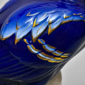 Антикварная Фарфоровая Статуэтка «Птица - Королевский Фазан», VOLKSTED Германия, 30-е гг. ХХ века.