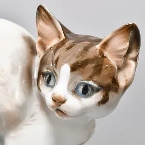 Коллекционная Фарфоровая статуэтка «Котенок», ROSENTHAL Германия, 1919 - 1934 годы. 