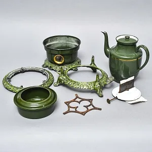 Редкость! Антикварная Керосиновая Горелка - Плитка - Керогаз с Чайником, GEORG HALLER Германия -20 гг.